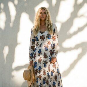 knit off the shoulder sweater maxi dress Women's Tanya Off The Shoulder Sweater Maxi Dress in Brown